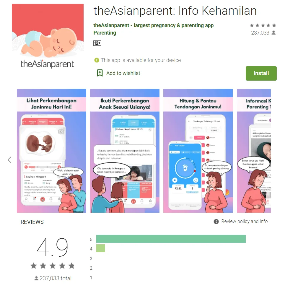 aplikasi ibu hamil yang bagus