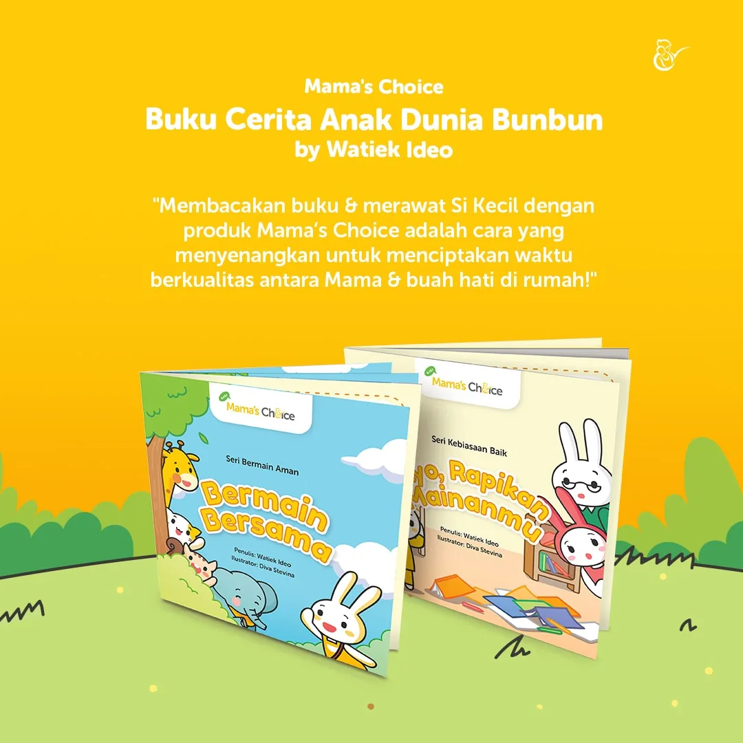 buku bacaan untuk bayi baru lahir dari Mama