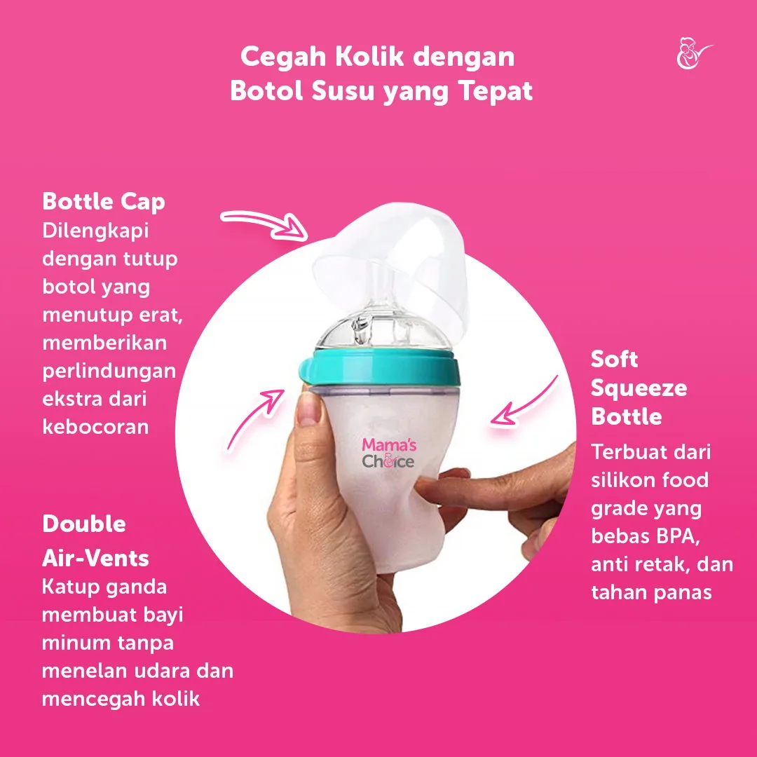 kelebihan botol anti kolik