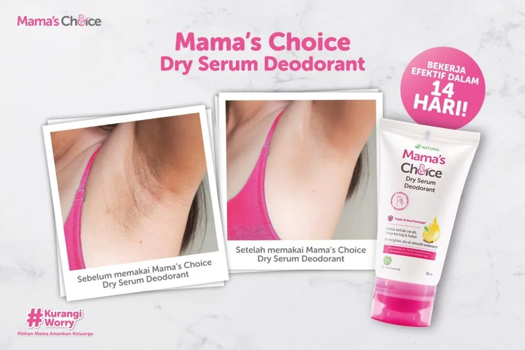 5. Gunakan deodoran dengan antiperspirant alami!