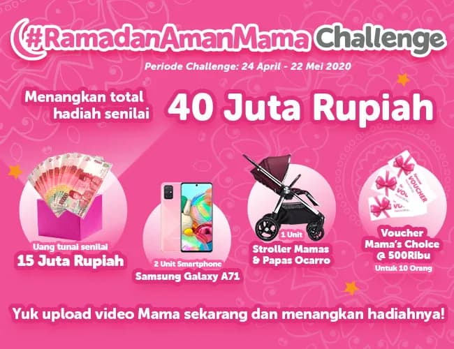 Ikutan RamadanAmanMama, Bisa Dapat Total 40 Juta!