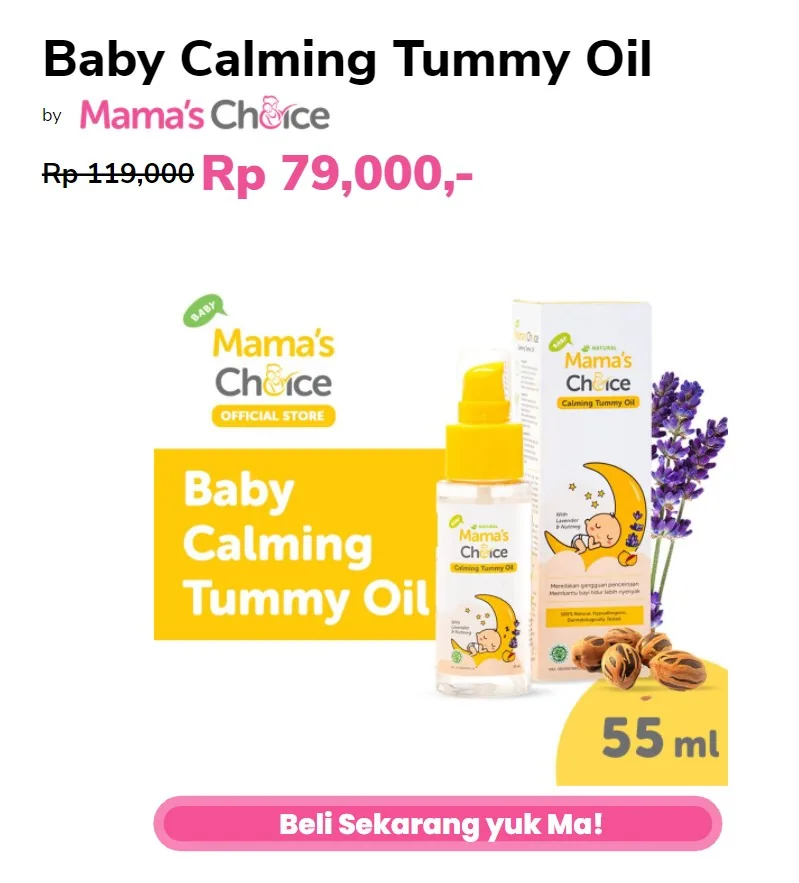 minyak untuk perut kembung bayi