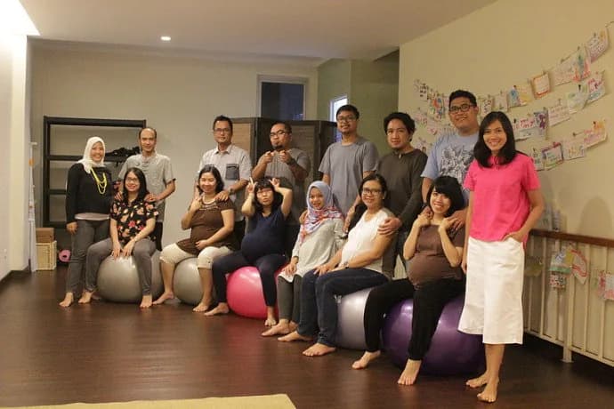 kelas menyusui nujuh bulan studio
