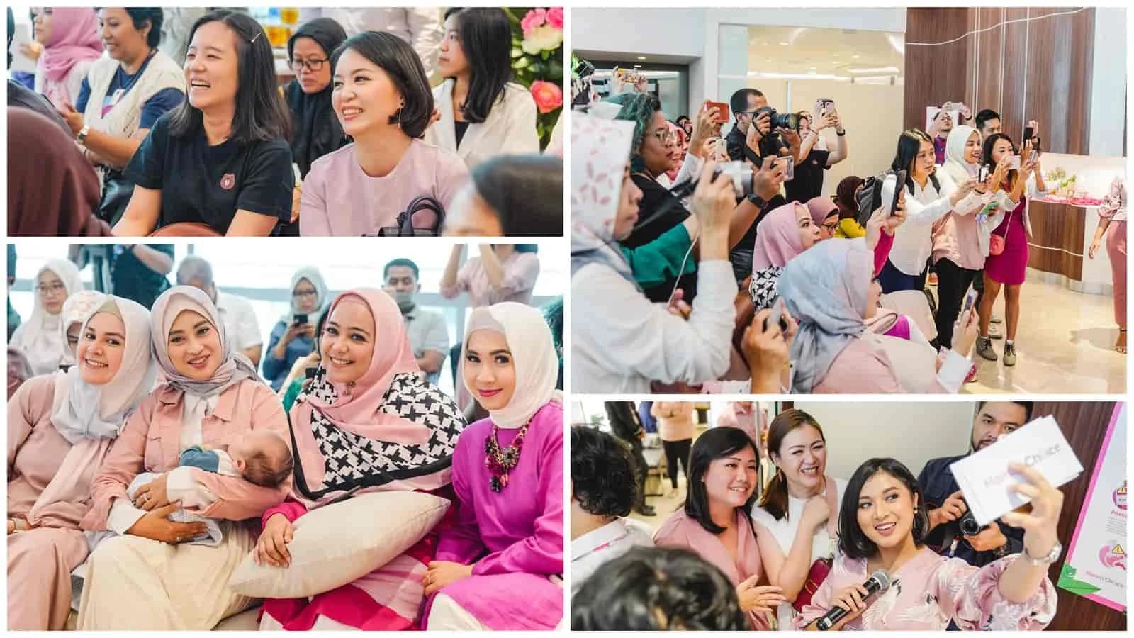 kebahagiaan di acara Mama