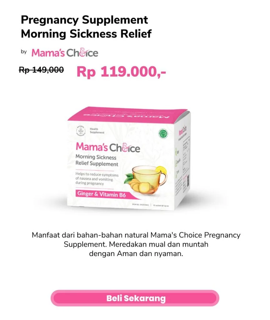 3. Solusi Morning Sickness
