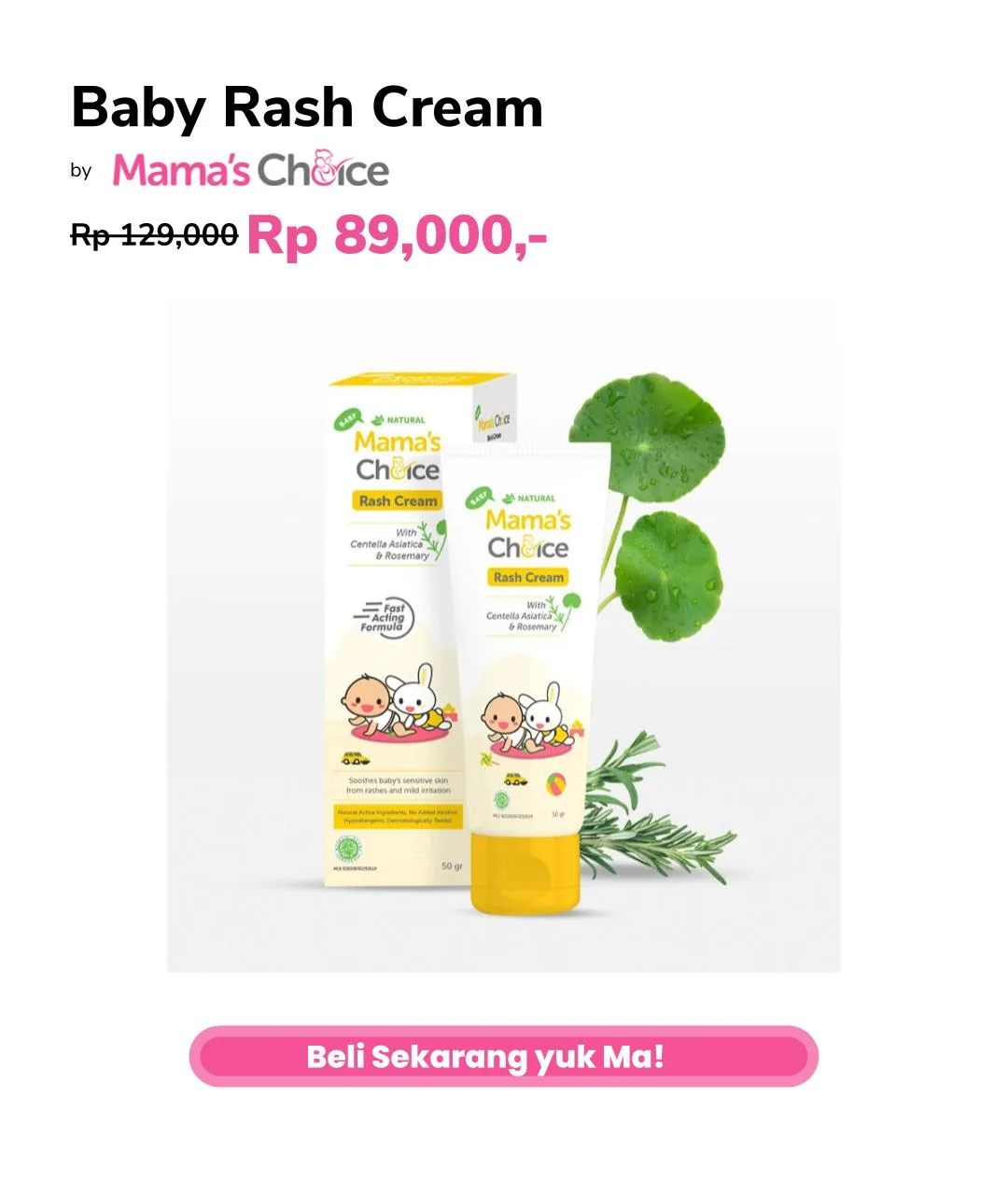 2. Cepat Menyerap dan Tidak Lengket