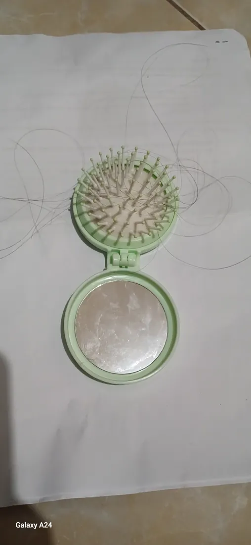 Rambut di sisir, sebelum dan setelah 11 kali keramas, Keramas ke-11