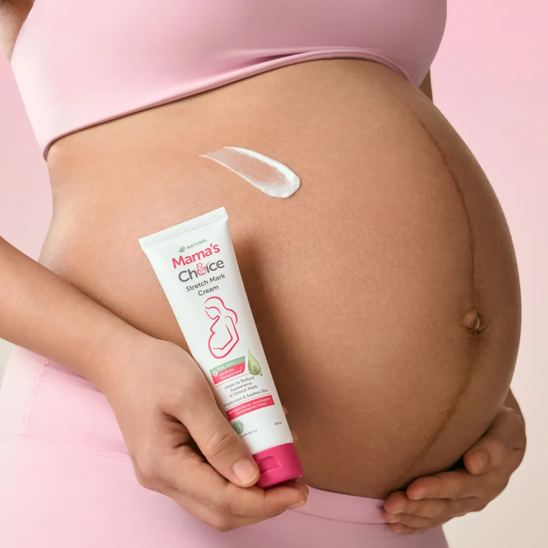 Rangkéyan perawatan stretch mark Mama's Choice