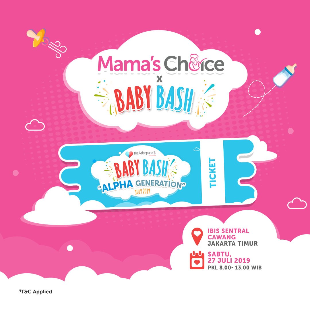 Mama's Choice Giveaway, Tiket Gratis Baby Bash