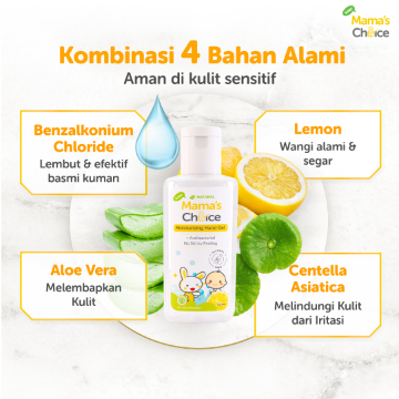Ingredients | Hand Sanitizer Gel Bayi | Mama's Choice Moisturizing Hand Gel - Hand Sanitizer Food Grade untuk Kesehatan Perawatan Bayi