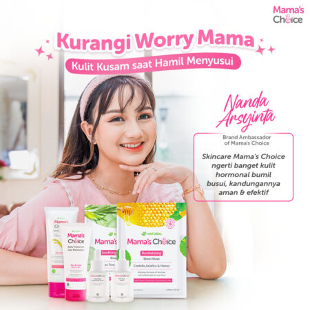 Kurangi Worry | Facial Wash Bumil | Mama's Choice Gentle Face Wash - Sabun cuci muka ibu hamil