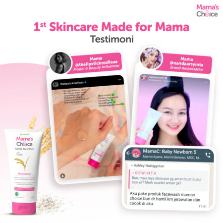 Testimoni | Facial Wash Bumil | Mama's Choice Gentle Face Wash - Sabun cuci muka ibu hamil