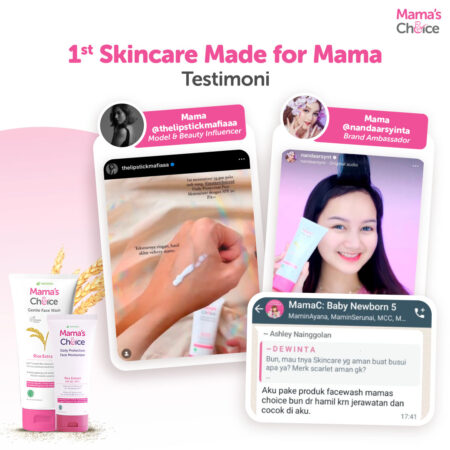 Testimoni | Skincare Ibu Hamil | Mama's Choice 2in1 Face Care (Face Wash & Face Sunscreen Moisturizer) - Skincare Bumil dan Busui Terdaftar BPOM