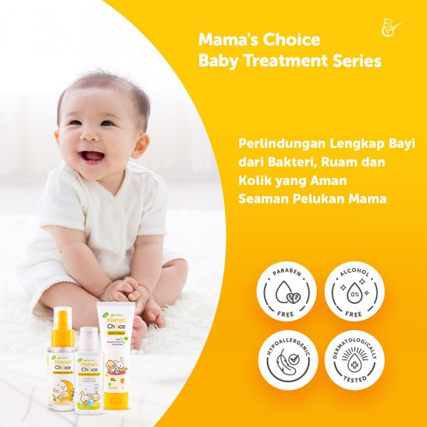 Mama's Choice Baby Treatment Series, paket perawatan bayi yang aman dan Halal