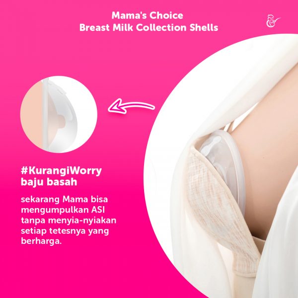 Breast Milk Shell Mama's Choice Alat Penampung ASI Bocor