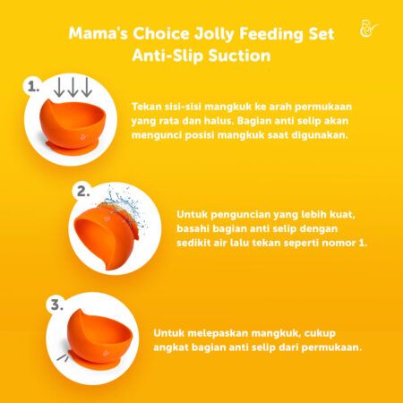 Mama’s Choice silicone BPA free alat makan bayi