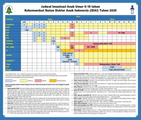 Jadwal Imunisasi Bayi 2023 Terbaru (Tabel Lengkap)