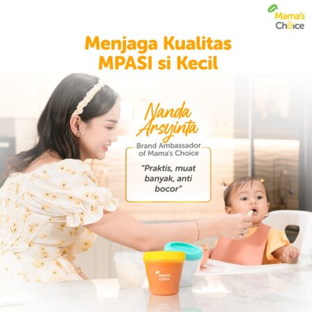 BA | Tempat Makan Bayi - Baby Food Container MPASI Mama's Choice (Wadah MPASI Tahan Panas dan Dingin, BPA FREE, Food Grade)