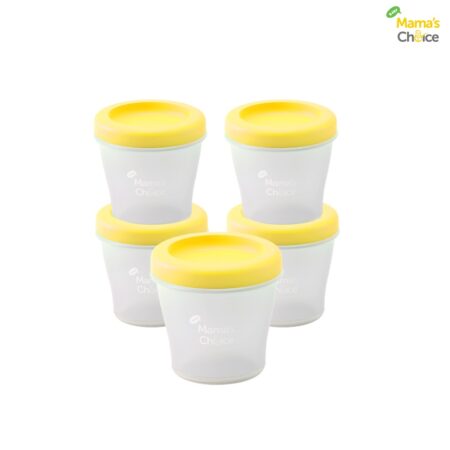 Variant Yellow | Tempat Makan Bayi - Baby Food Container MPASI Mama's Choice (Wadah MPASI Tahan Panas dan Dingin, BPA FREE, Food Grade)
