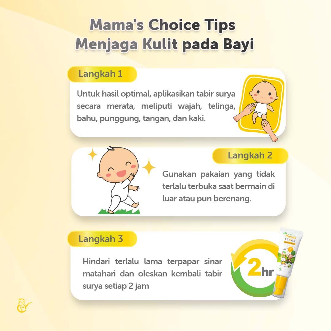 Mama's Choice Tips Menjaga Kulit Bayi