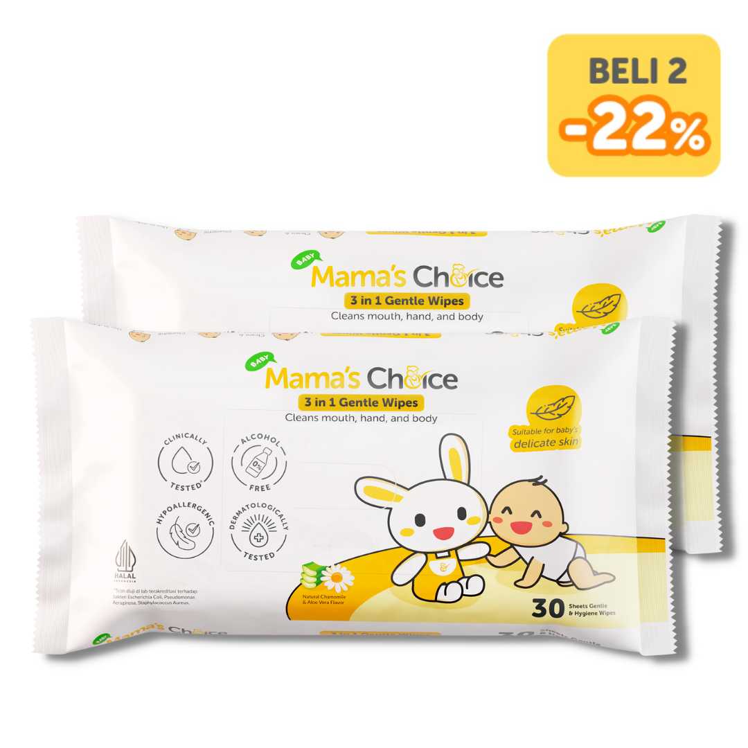 Mama’s Choice 3 in 1 Gentle Wipes